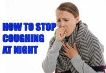 how to stop coughing at night
